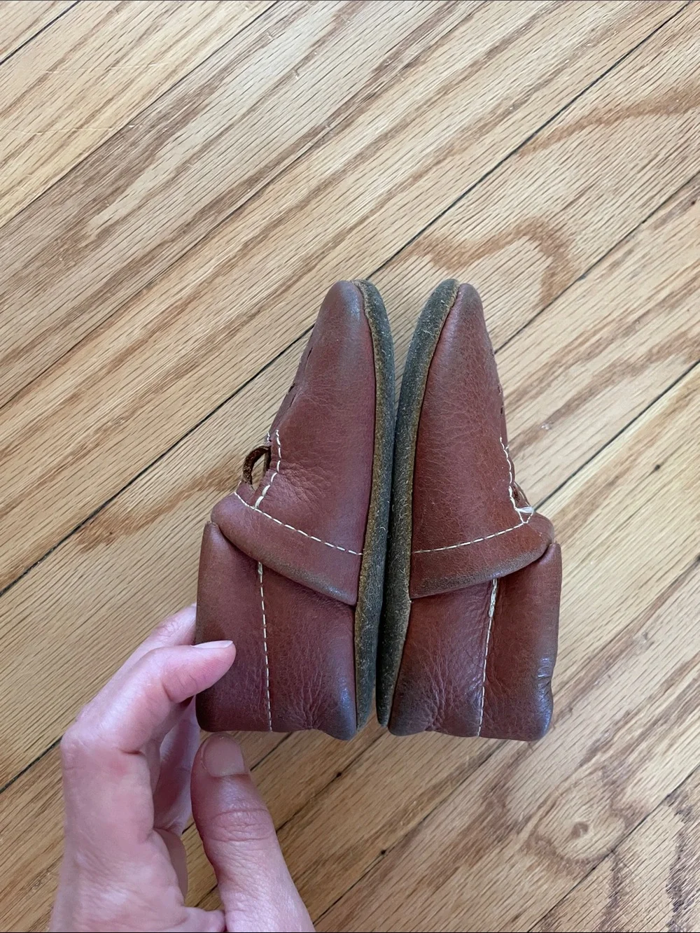 Starry Knight Design Leather Moccasins Size 6B